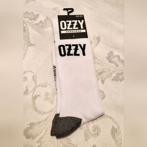 OZZY White and Black Socks -NWT
